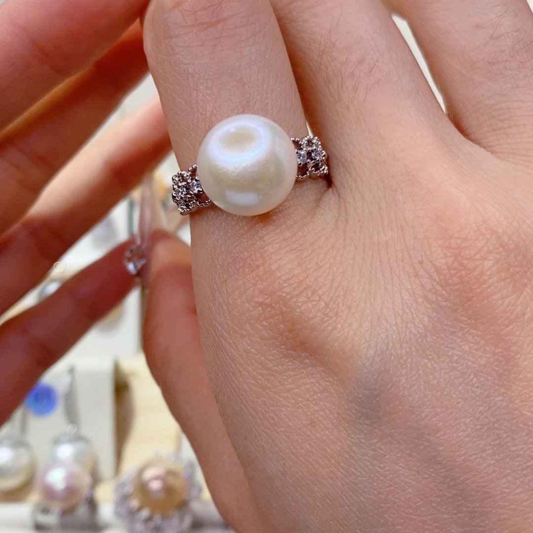 戒指未镶嵌淡水珍珠