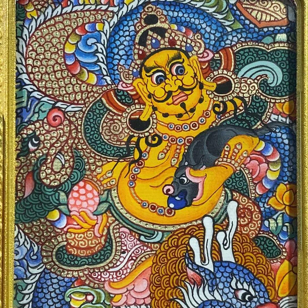 吊坠漏漏漏漏漏漏漏漏漏漏！热贡纯手绘唐卡