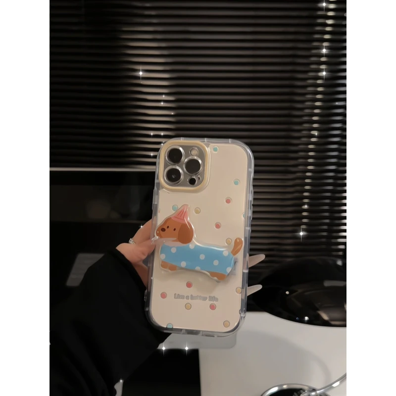 彩色镂空波点适用苹果16promax手机壳iPhone15泡芙华为mate60小米