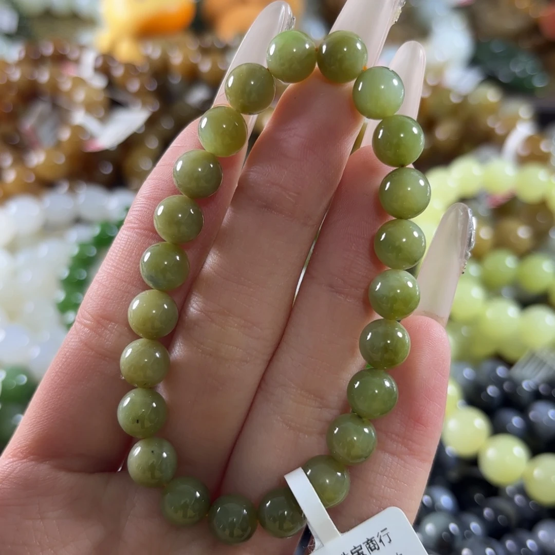 和田玉未镶嵌手链348