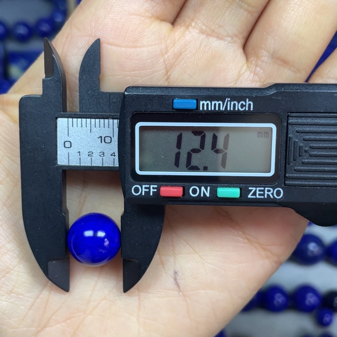 青金石12mm单珠未镶嵌