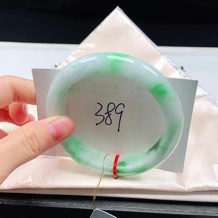 翡翠手镯未镶嵌缅甸天然a货手镯58+