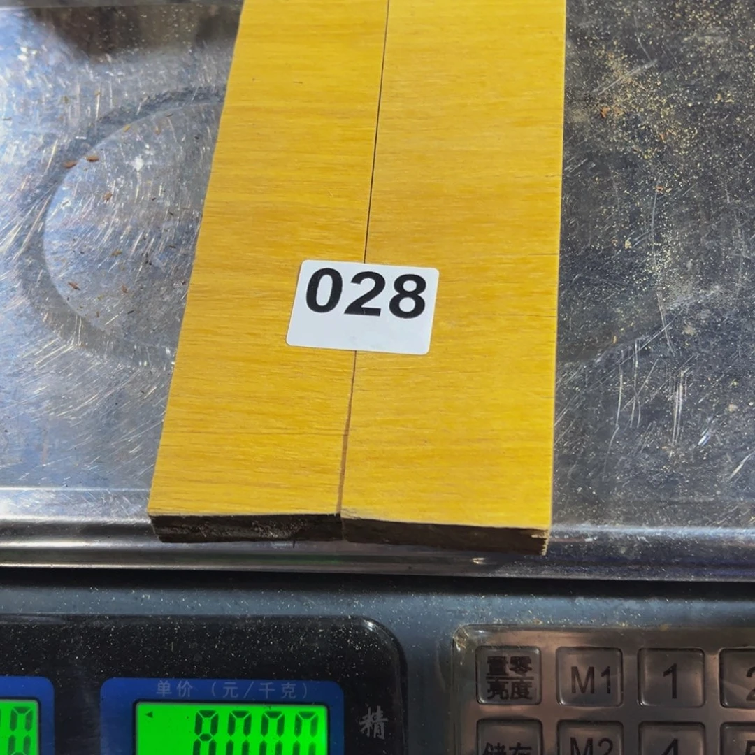 木春*蝉马达加斯加柠檬黄檀2片，028