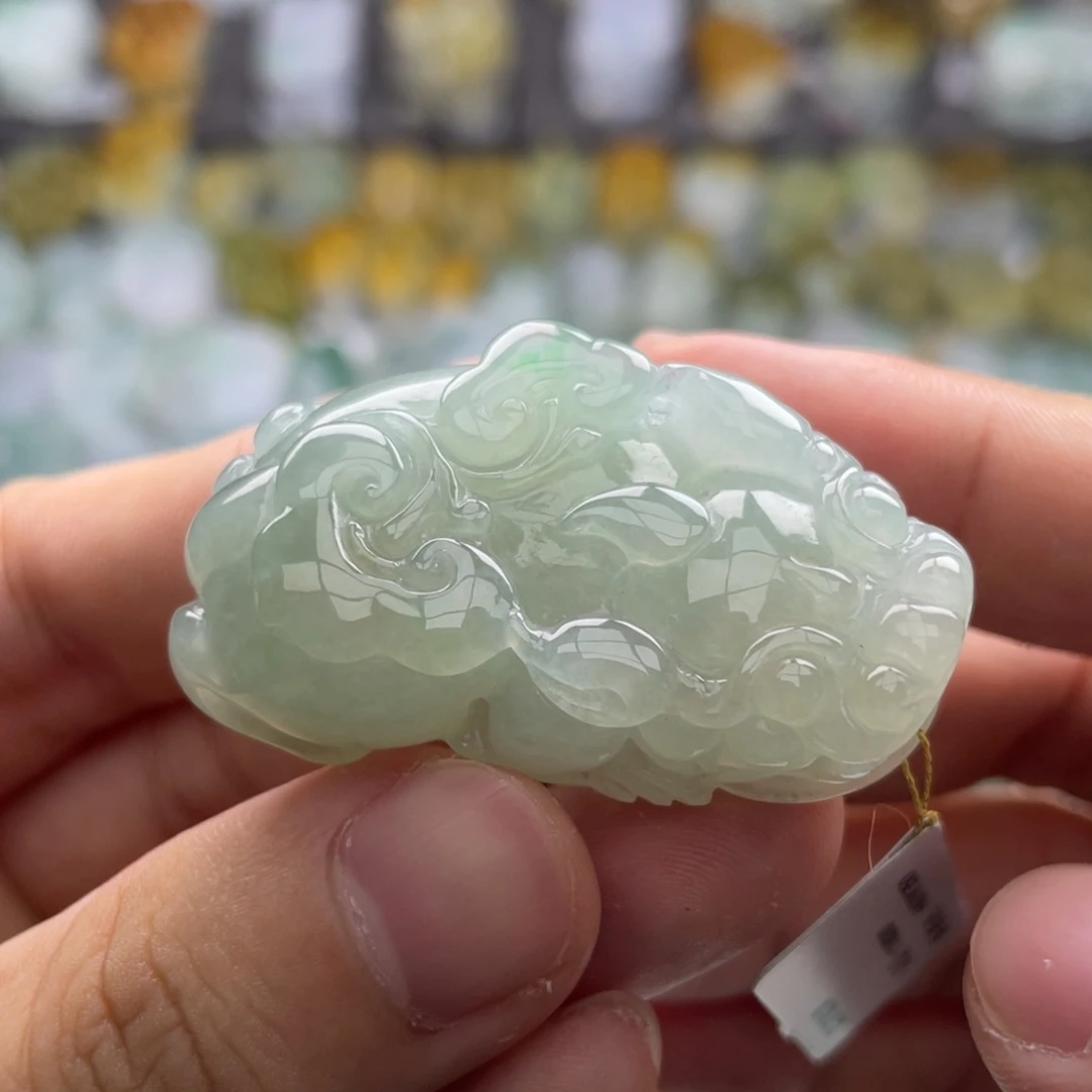 翡翠未镶嵌颈饰貔貅15