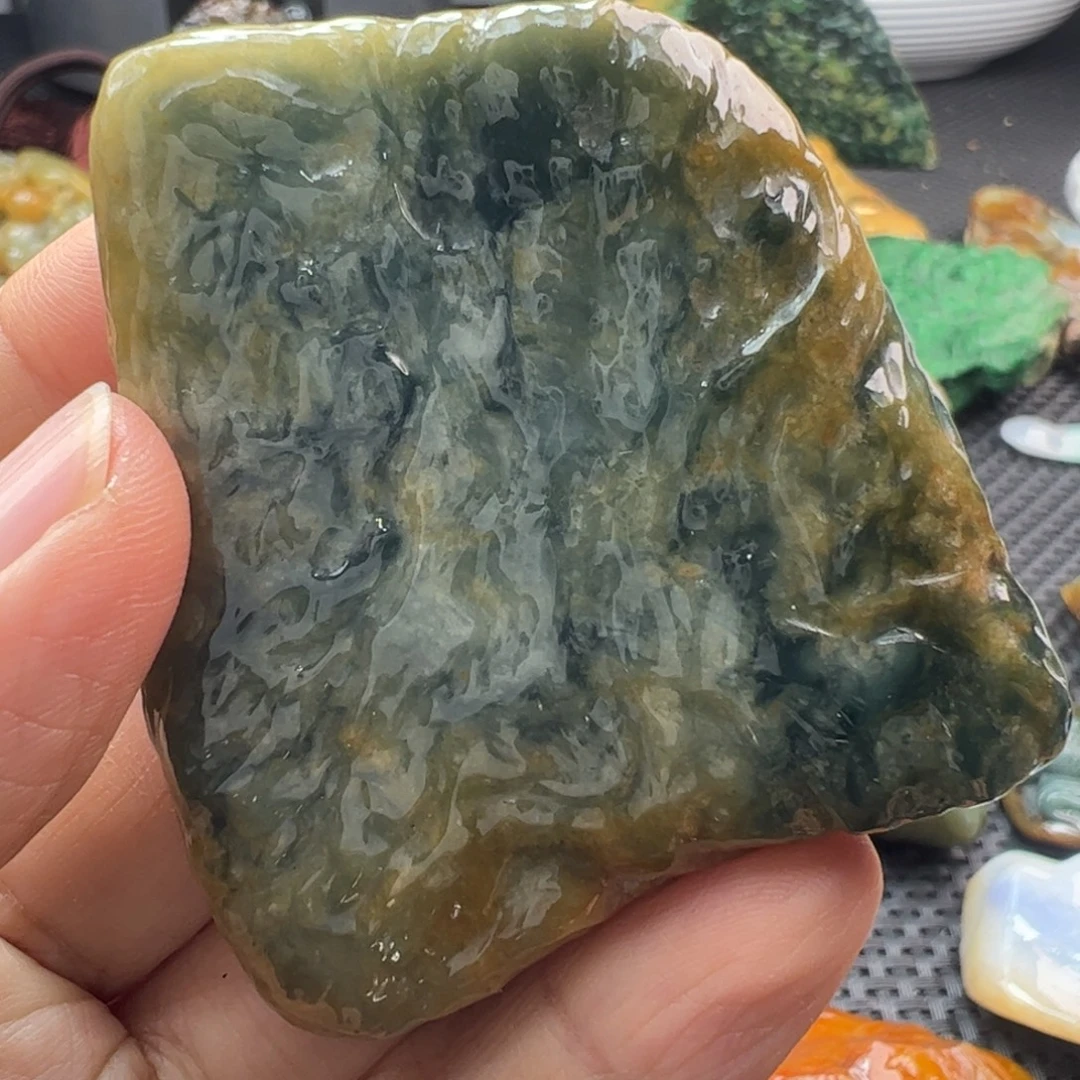 翡翠裸石缅甸翡翠