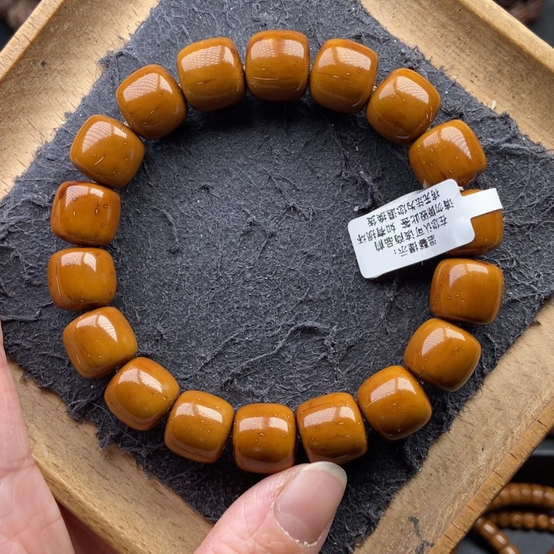 紫金鼠手串13mm近实心天花板黄金甲老型