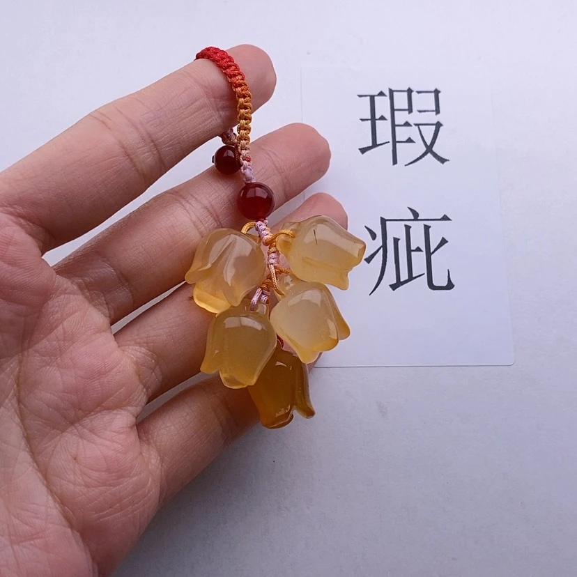 【闪购商品】玛瑙/玉髓车挂未镶嵌一**金
