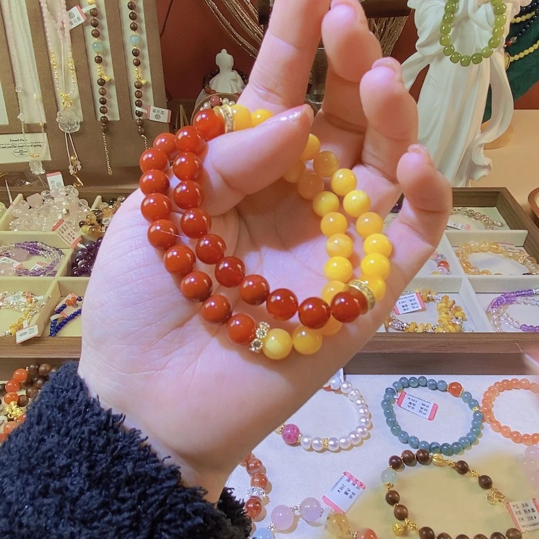 玛瑙/玉髓手链未镶嵌