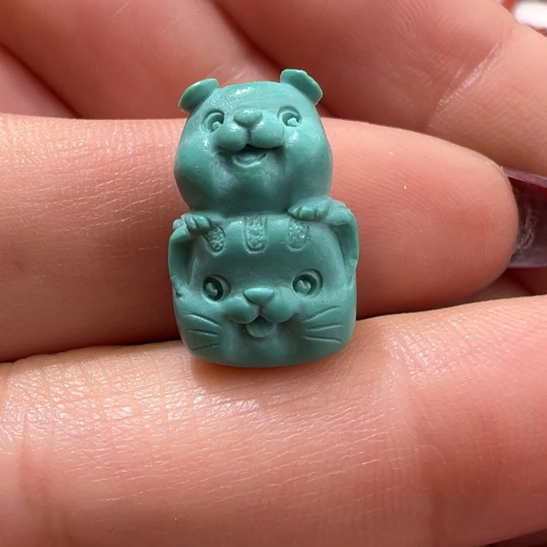 绿松石配件未镶嵌配件