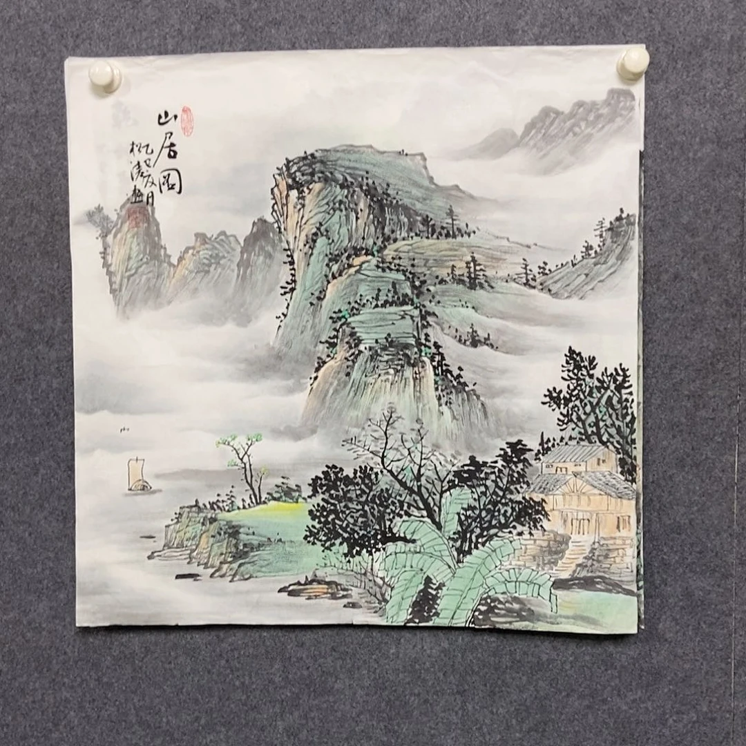 国画四尺斗方一幅