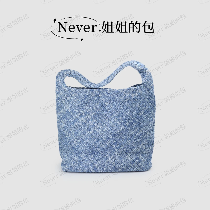 【30cm 牛仔布单提编织包】F30~F31 时尚百搭单肩包