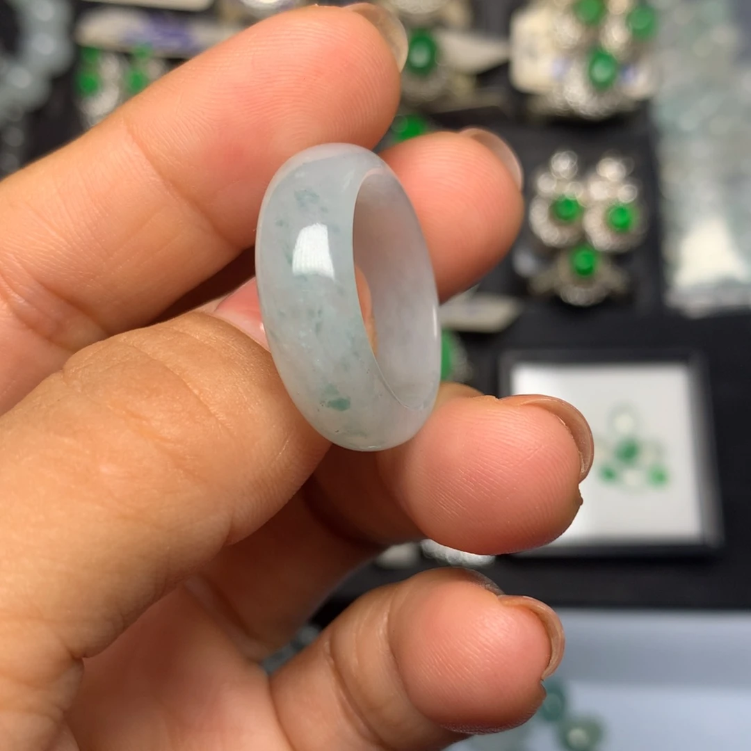 未镶嵌戒圈翡翠缅甸天然翡翠