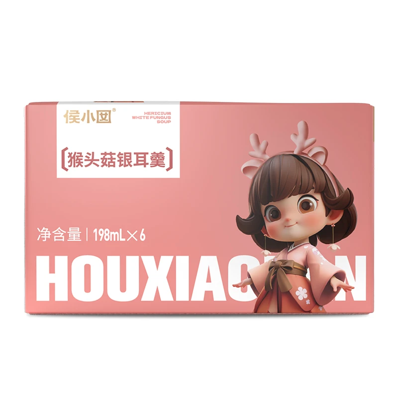 沛元【官旗】猴头菇银耳羹198ml/瓶*6瓶/盒