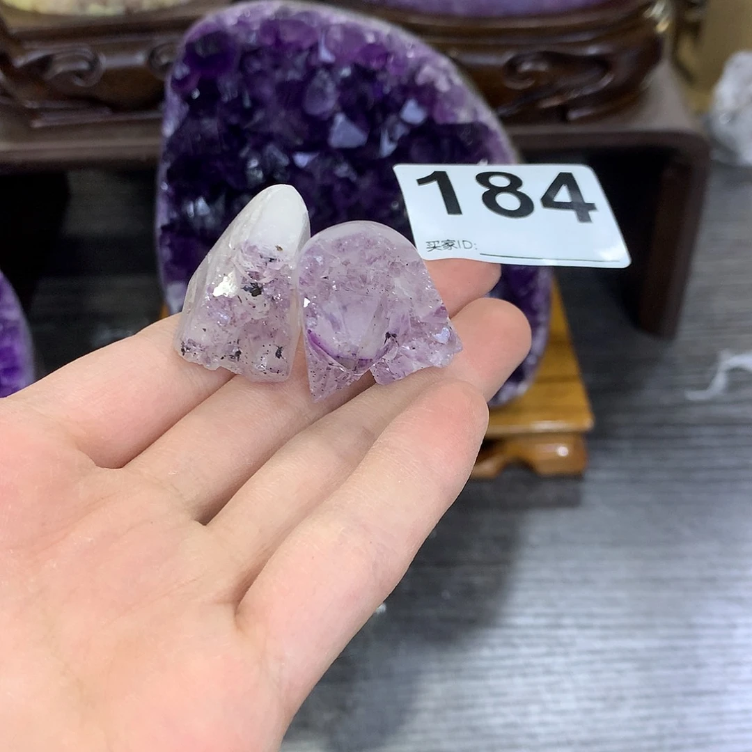 紫晶珠宝半成品未镶嵌184