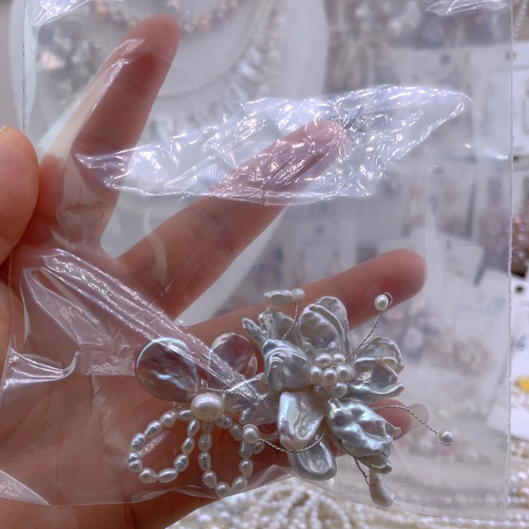 淡水珍珠合金吊坠