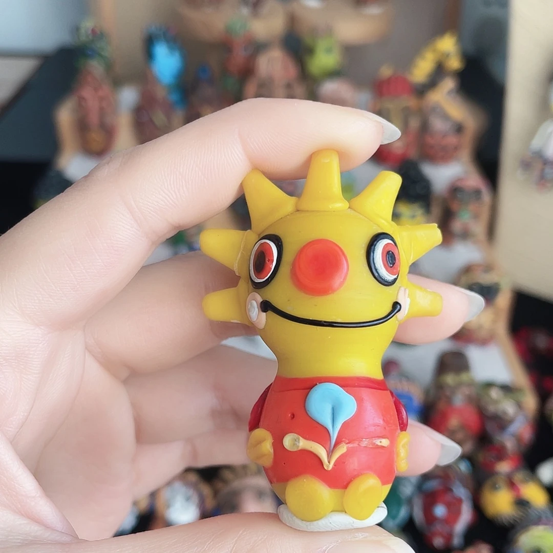 17腓尼基琉璃刺头1只