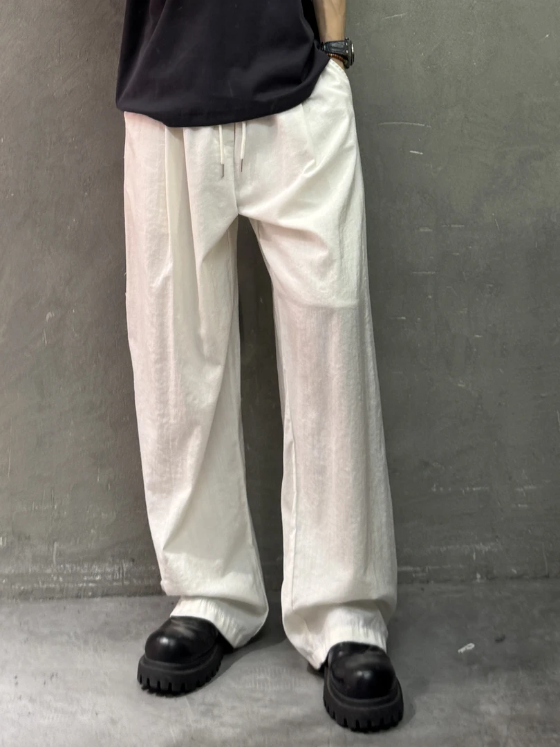 【不缩水的“亚麻”】宽松夏季长裤棉纤维晾干休闲裤阔腿裤8907