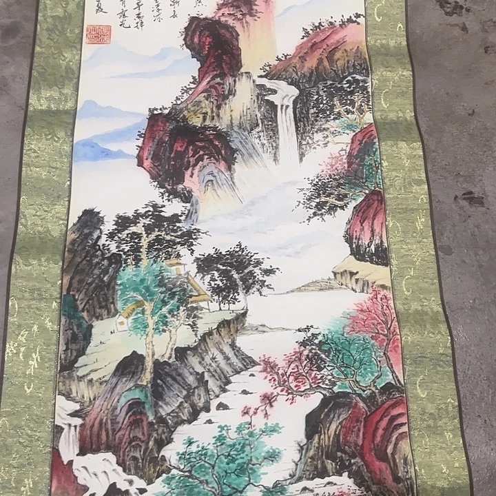 摆件，破损，水渍，轴坏，属于正常半手绘