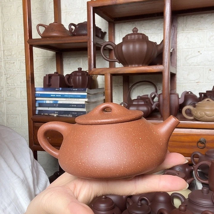 茶壶紫砂石瓢260cc半手工