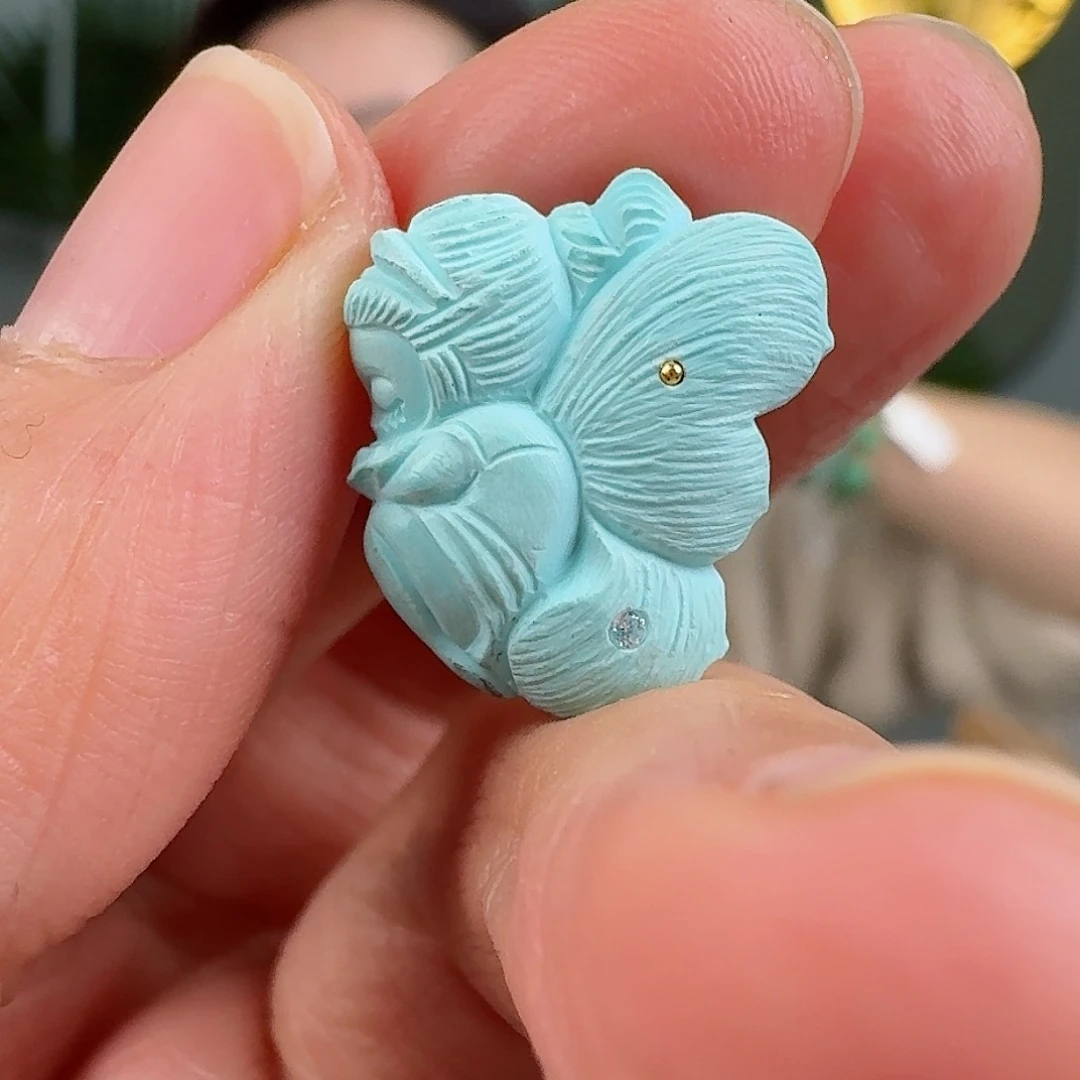 绿松石珠宝奇石未镶嵌