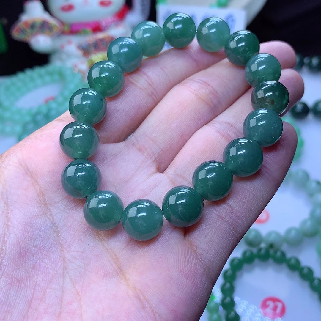 翡翠毛衣链未镶嵌