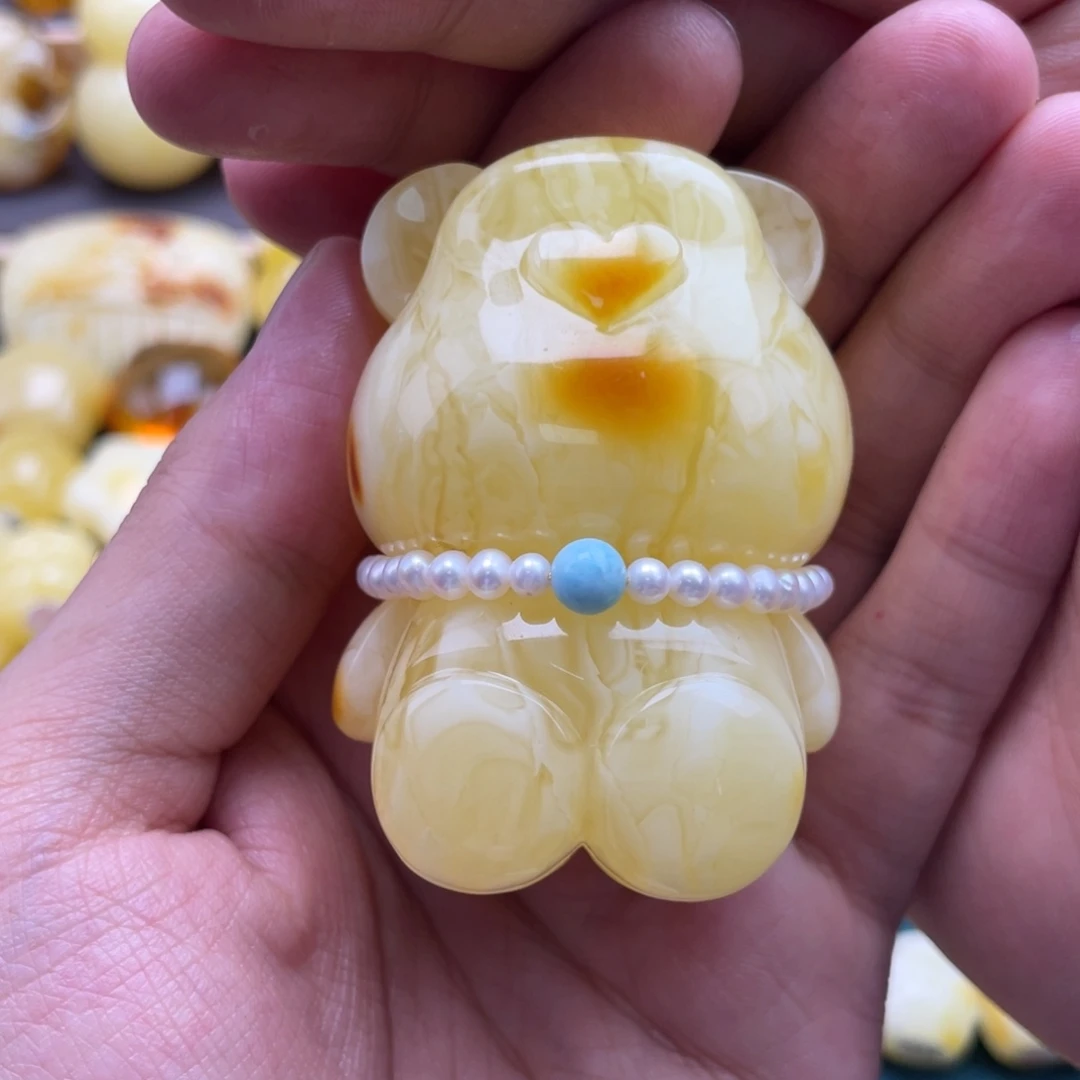 琥珀未镶嵌裸石蜜蜡