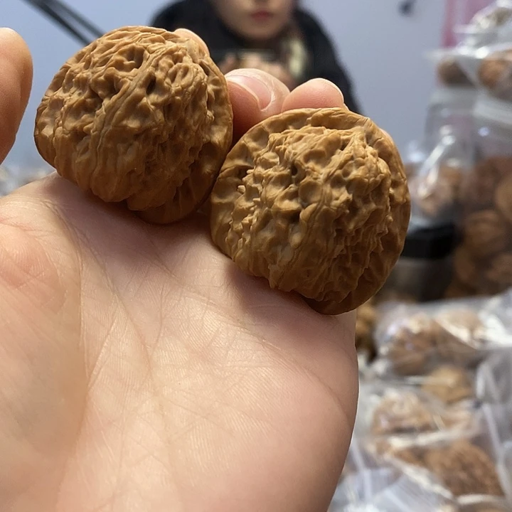 文玩核桃把件38白狮子