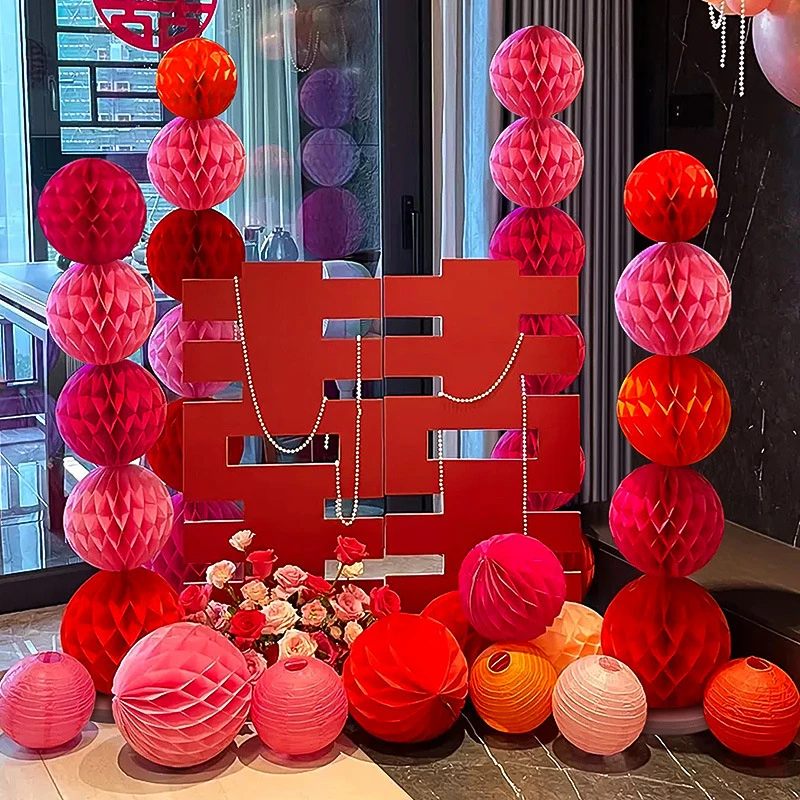 婚房布置套装超大立体喜字kt板双囍摆件装饰酒店订婚礼宴布置用品