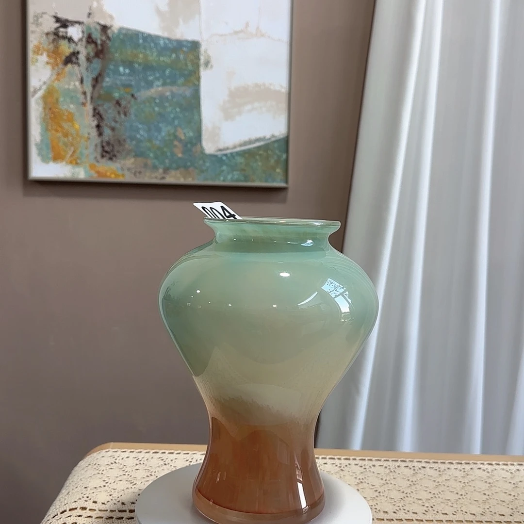 琉璃手工琉璃花瓶默认微瑕