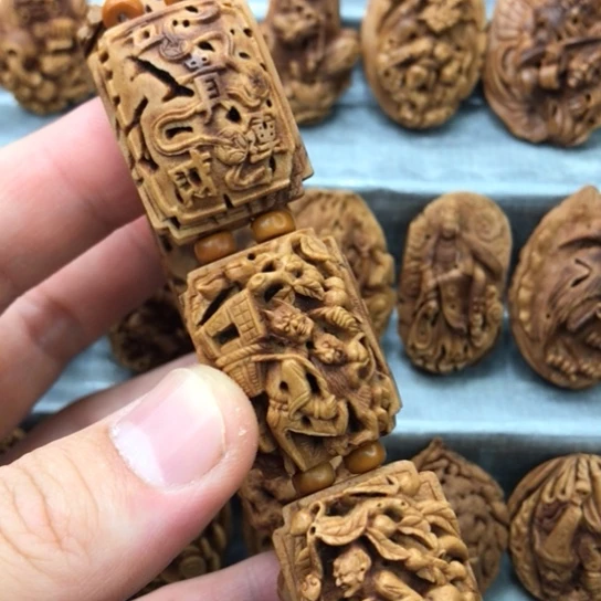 桃核手串桃核材质