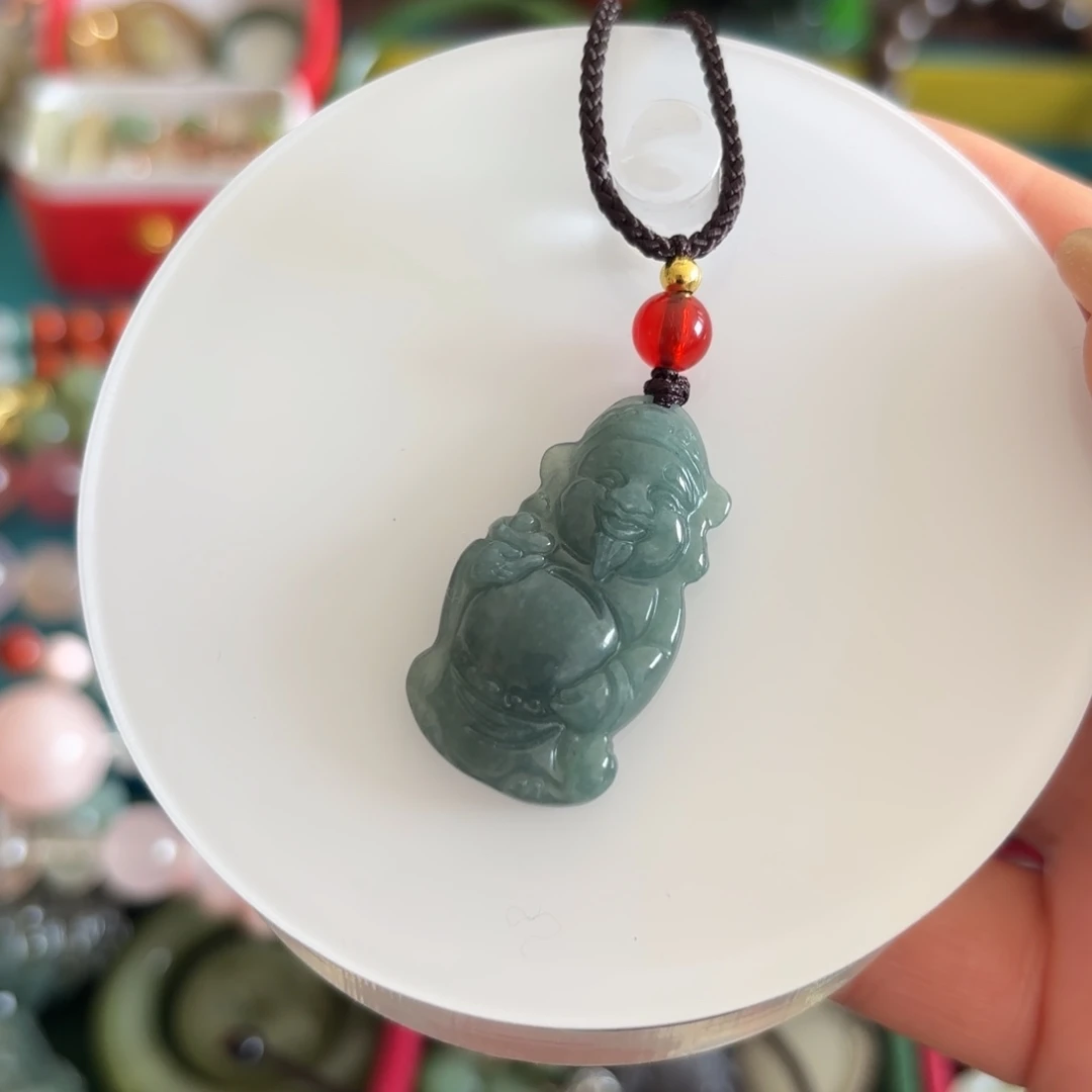 翡翠未镶嵌颈饰28592