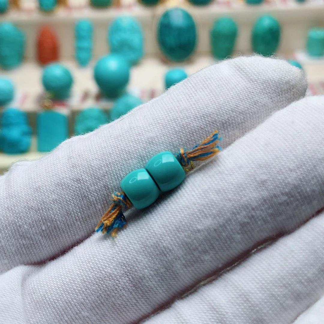 绿松石珠宝奇石未镶嵌念*