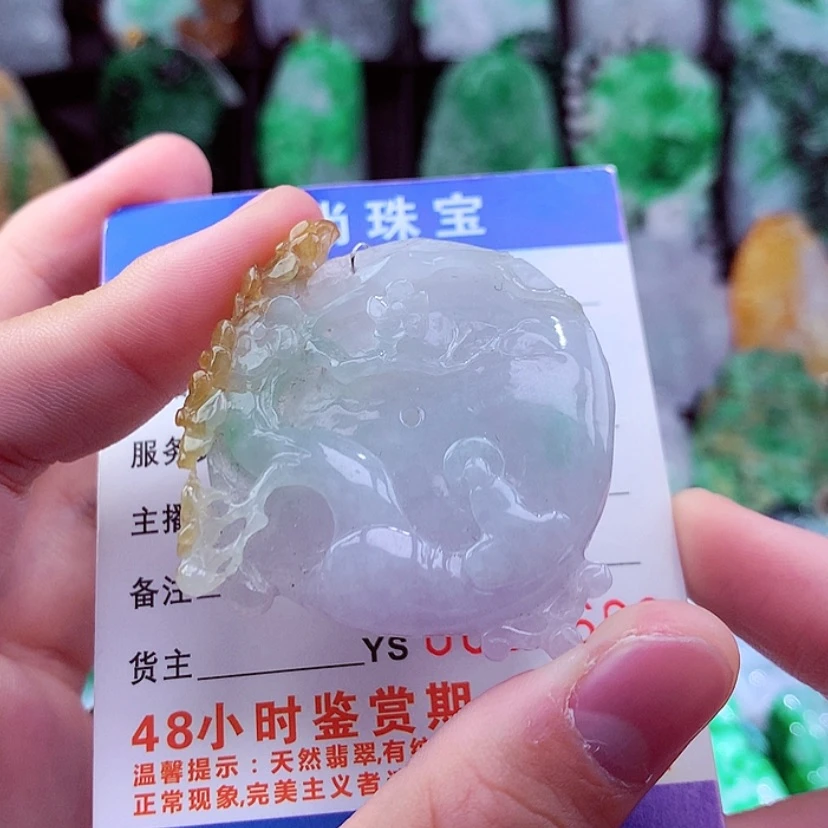 【闪购商品】翡翠颈饰未镶嵌挂件