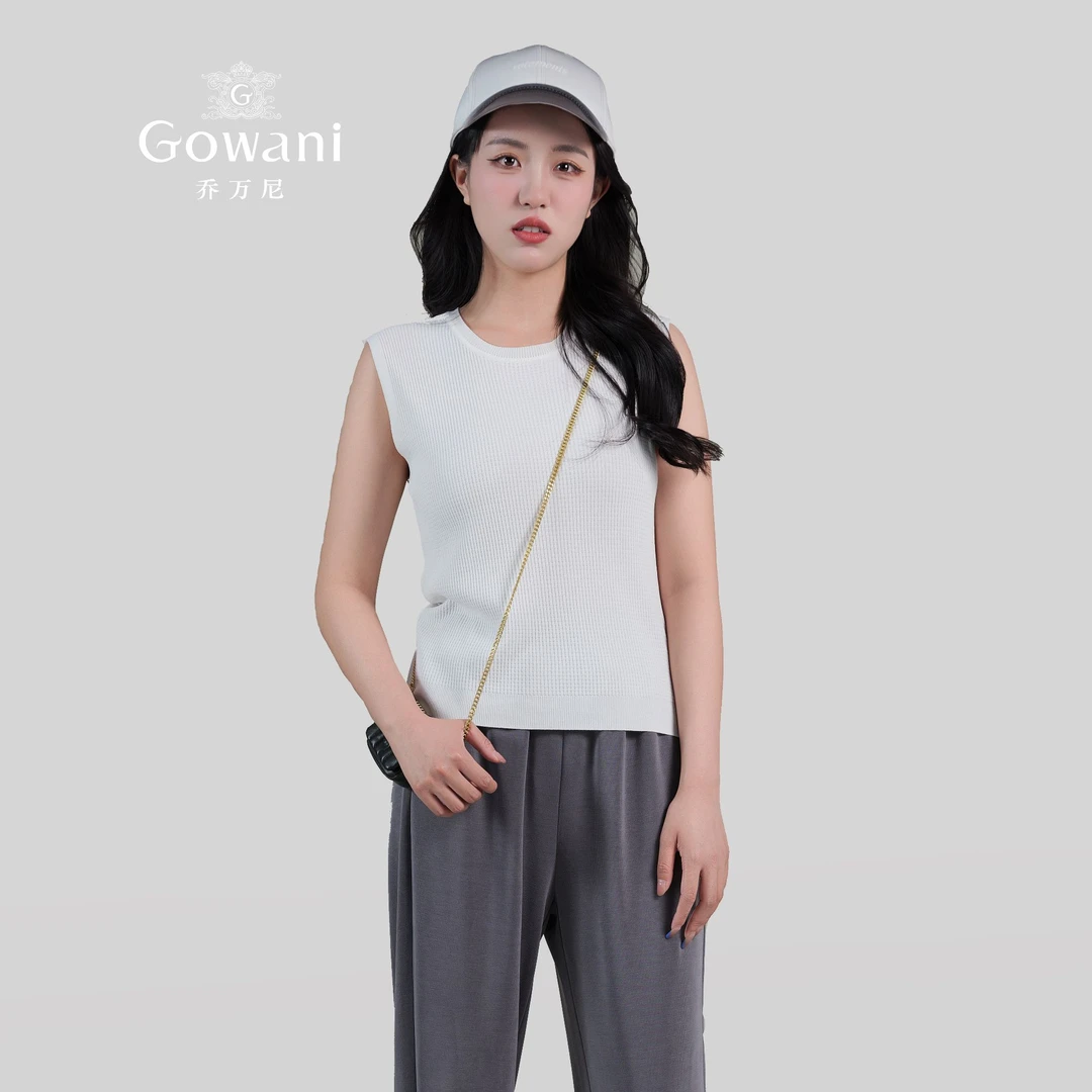 Gowani/乔万尼凉感打底衫夏季背心外穿通勤气质女EZ2M129