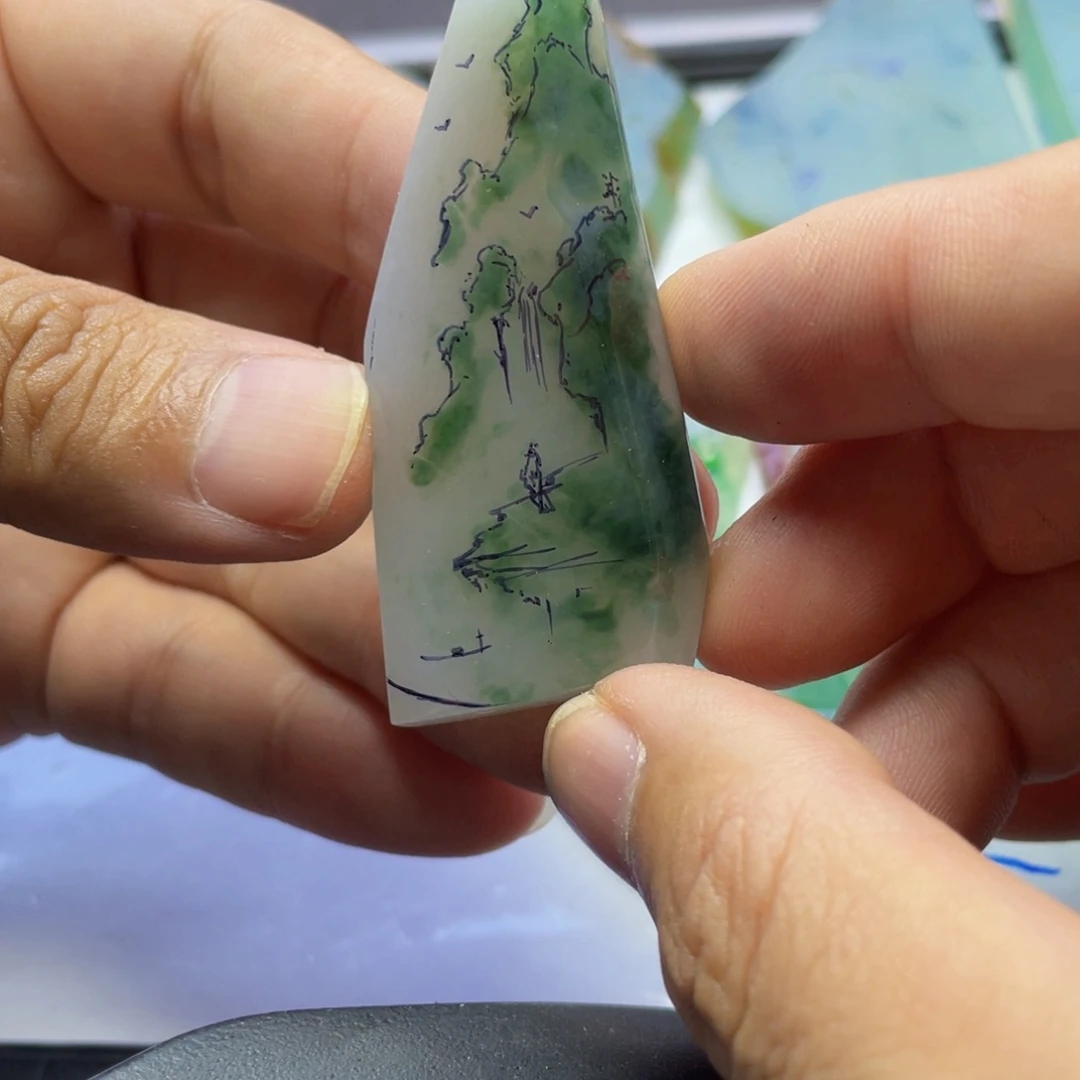 定制翡翠未镶嵌不退不换