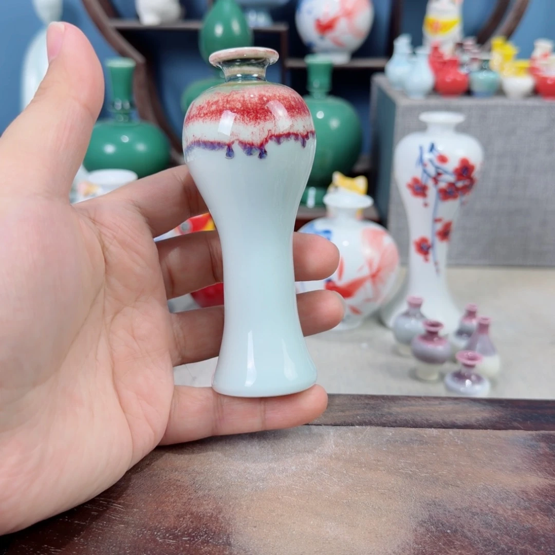 陶瓷手工小花器摆件