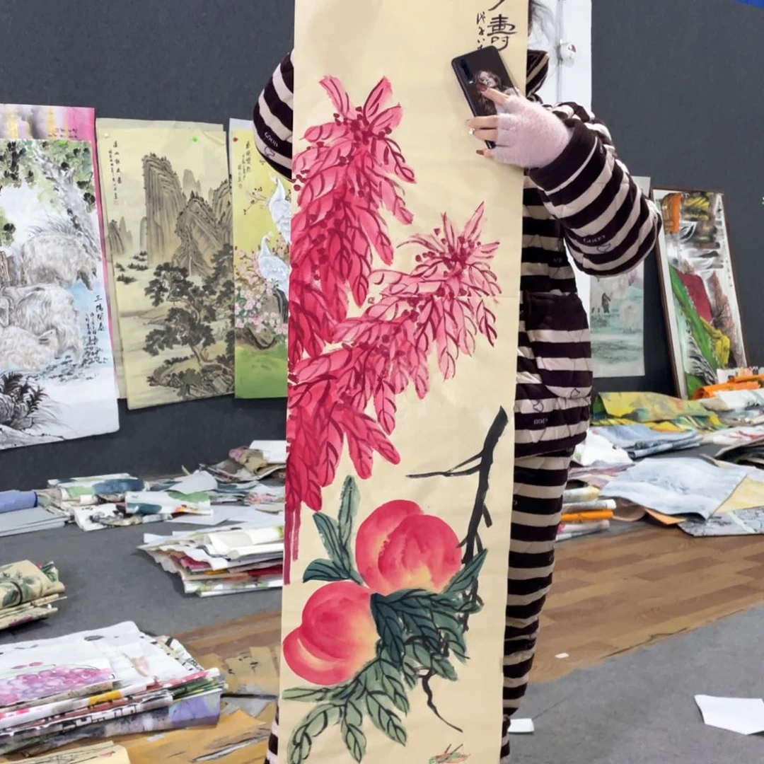 国画国画作品画心一张