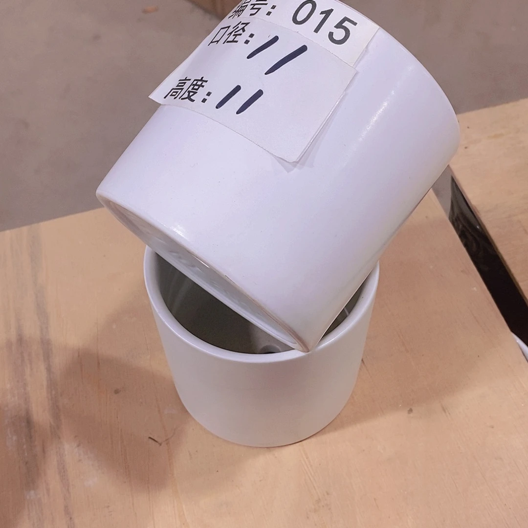 【闪购商品】红陶微瑕花盆-015-2个白