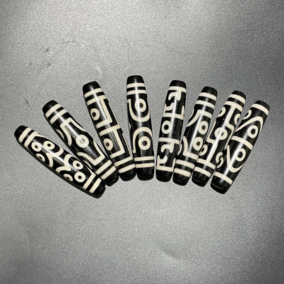 精品正宗天然玛瑙条纹单珠黑白分明高油润文玩正品百搭多样性发一