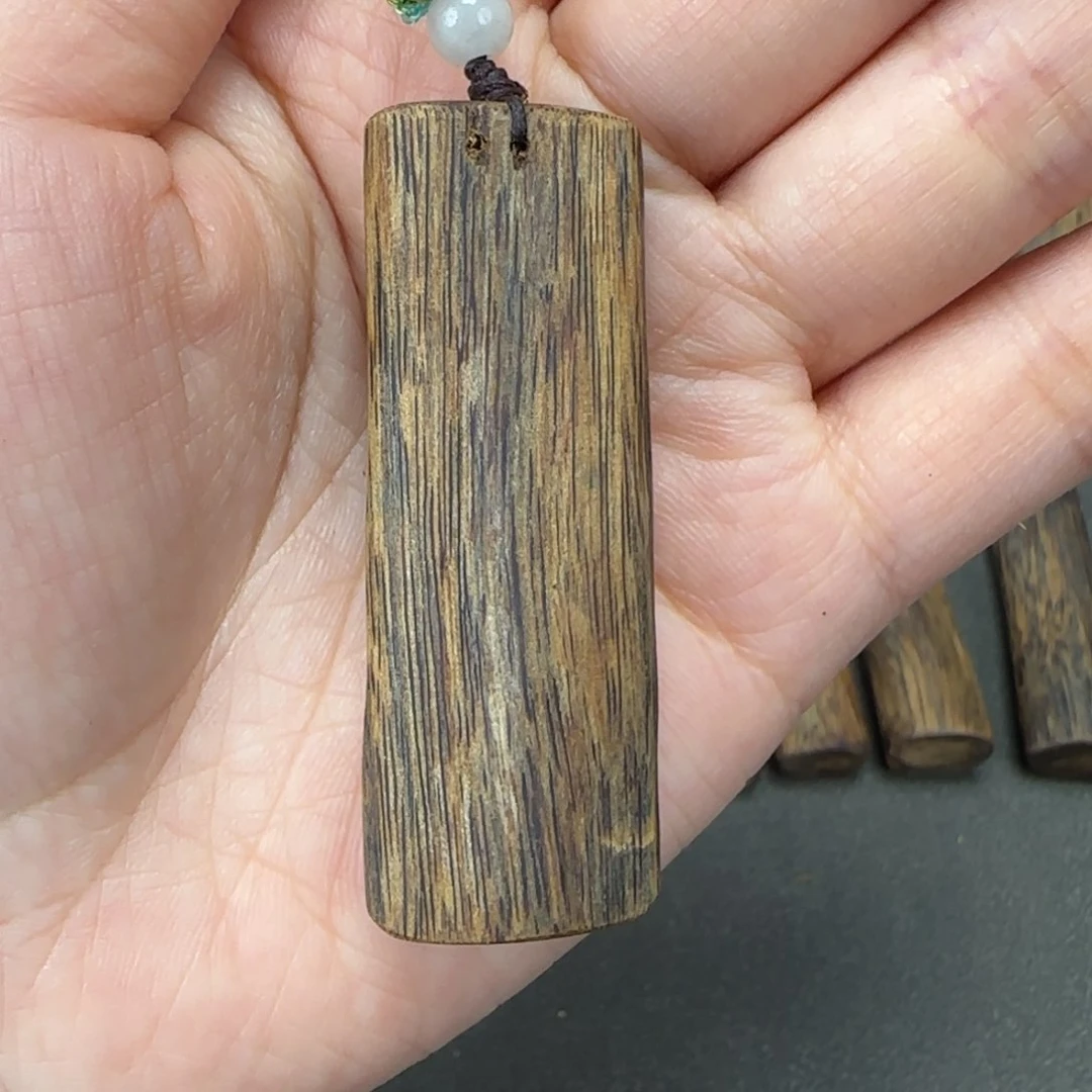 木奇楠淳化老料金沙叶无事牌7.9