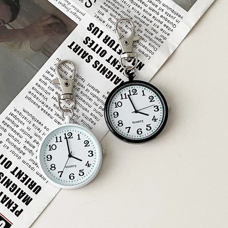 清晰夜光表钥匙扣挂表怀表小挂表钥匙扣