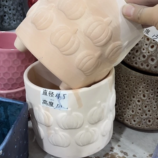 多肉绿植陶瓷花盆9.9，包邮，有孔