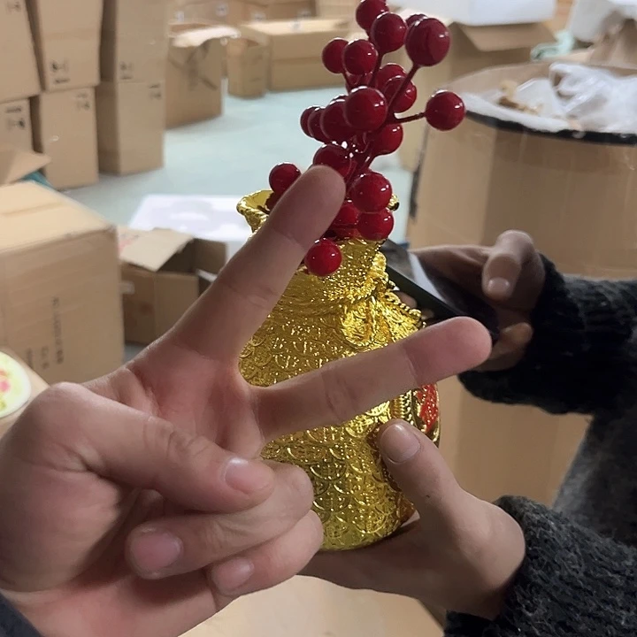 红陶树脂材质花花瓶瓶罐罐等等