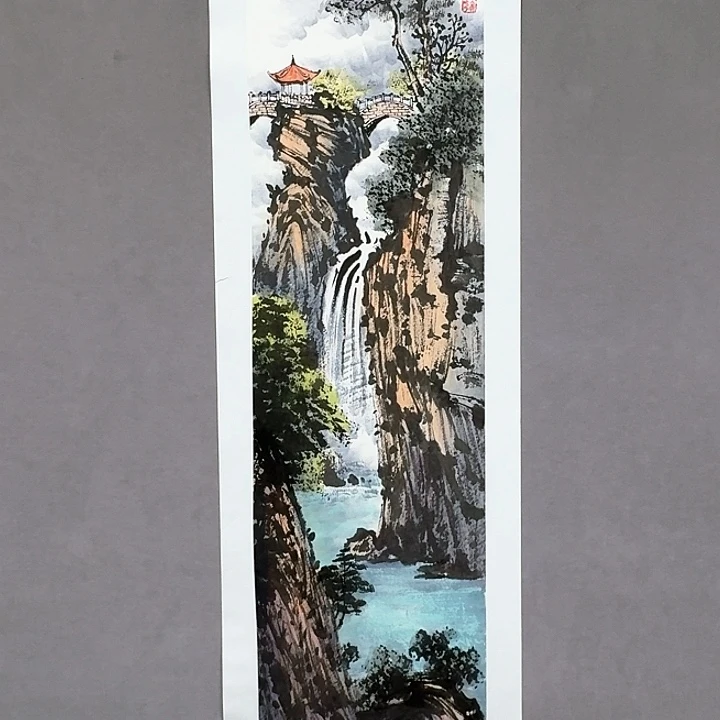 国画亲笔手绘放心去藏