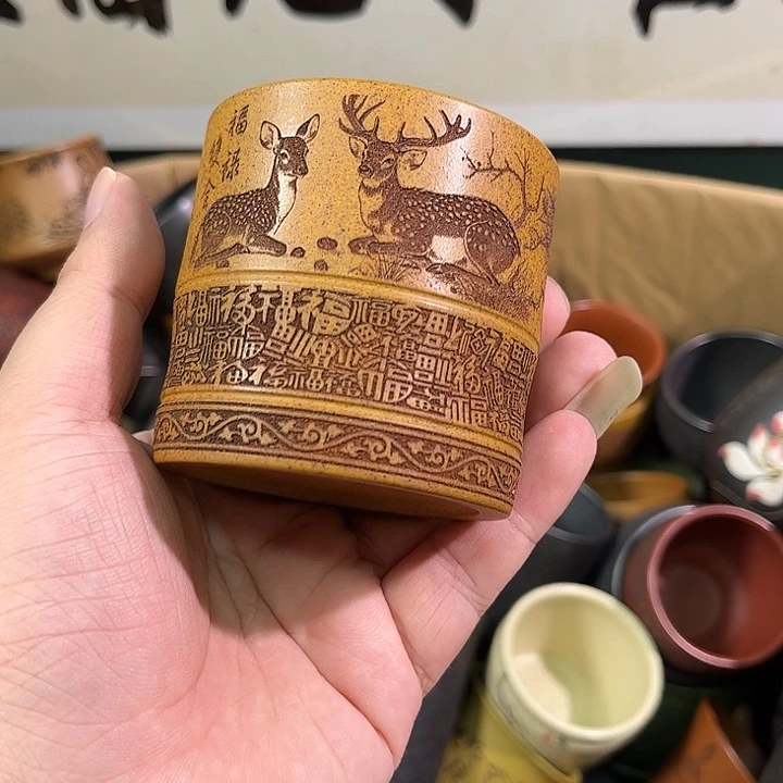 茶杯紫砂全手工紫砂主人杯
