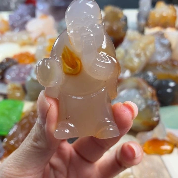 玛瑙/玉髓未镶嵌吊坠(不含链)