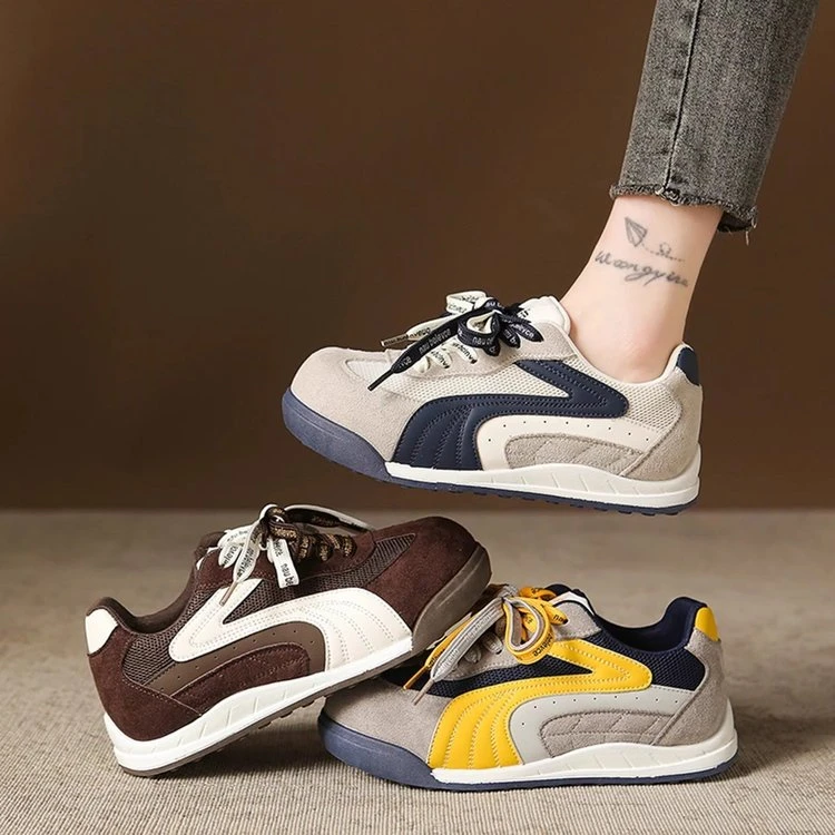 【爆款】2025秋季新款复古显脚小爆款运动休闲百搭女鞋