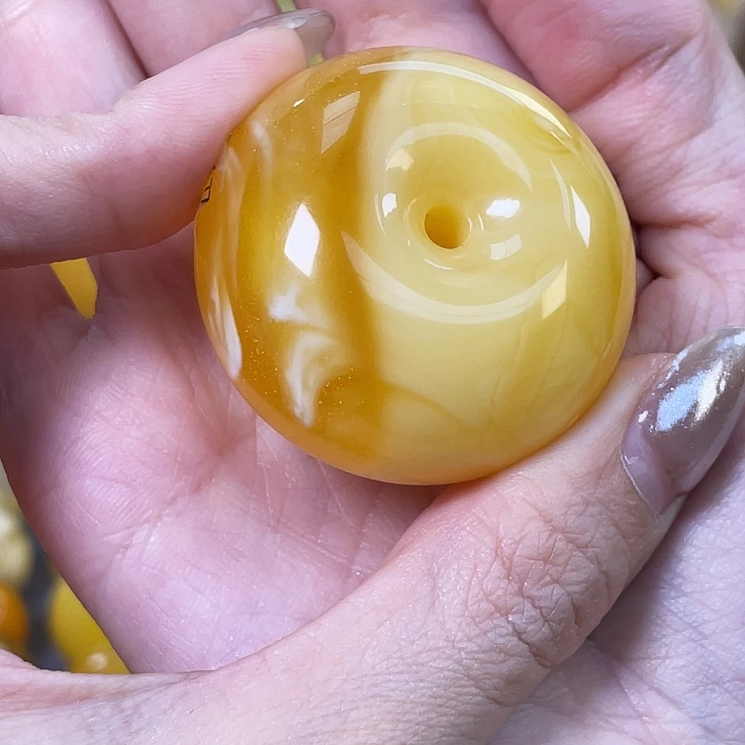 琥珀未镶嵌裸石琥珀蜜蜡J