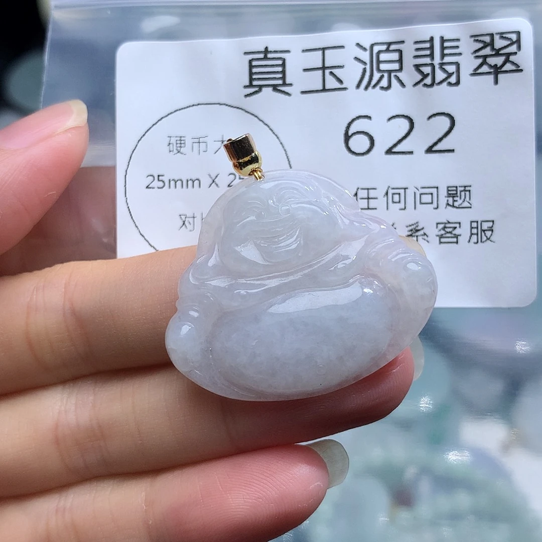 翡翠未镶嵌颈饰622。