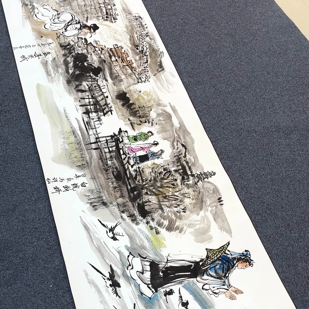 简***唱国画国画作品欣赏